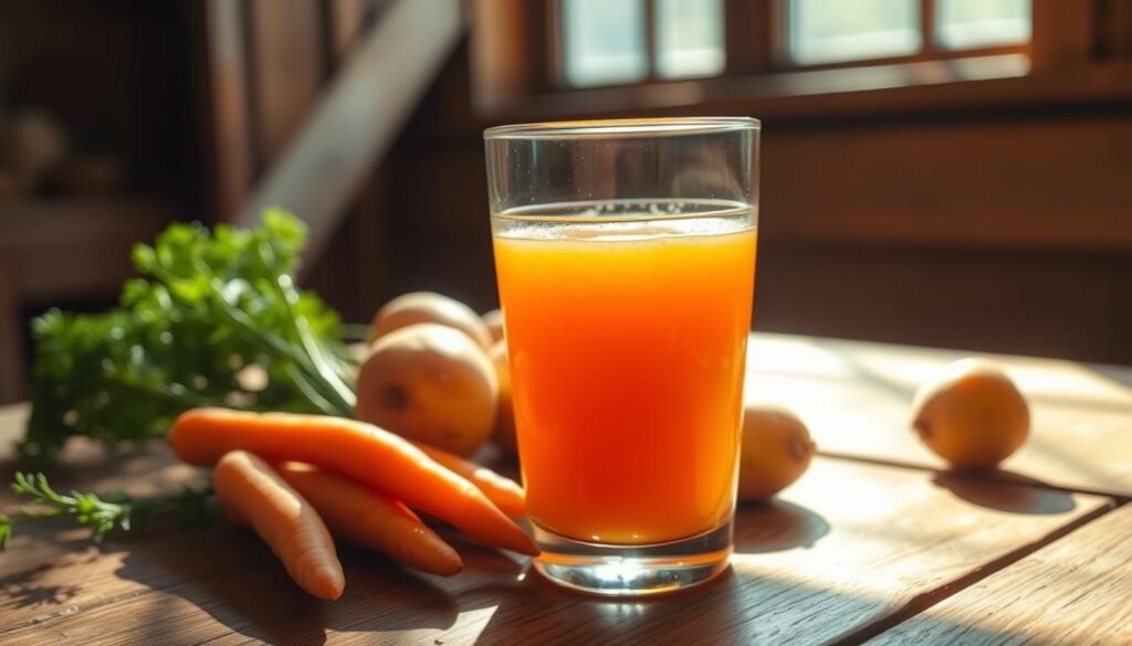 Jugo de zanahoria y papa para la gastritis