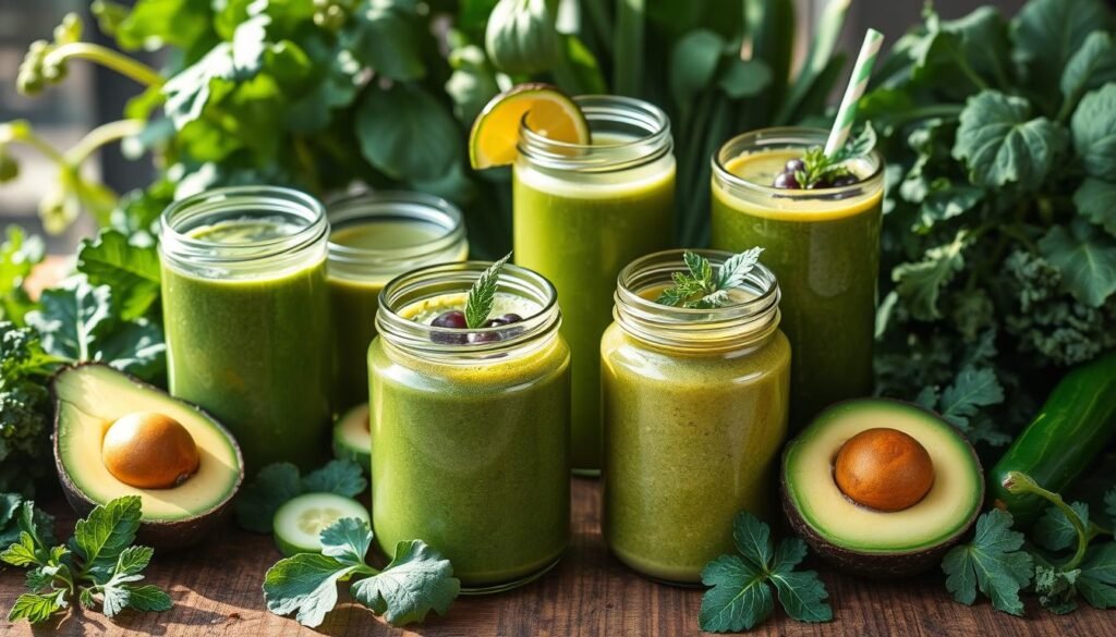 batidos verdes veganos
