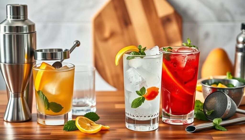 equipos para preparar mocktails