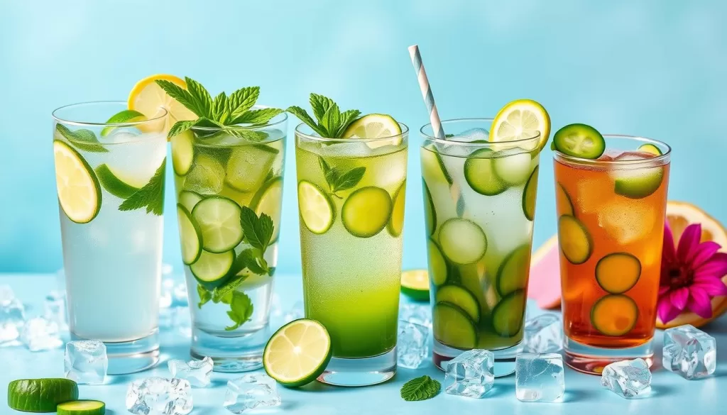 5 bebidas con pepino