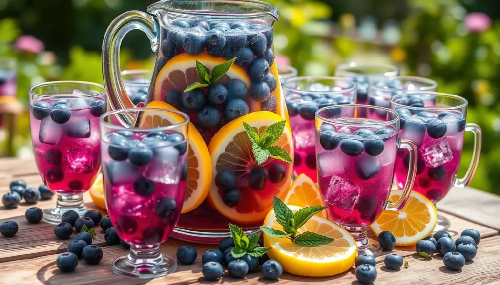 Blueberry Lemonade Punch