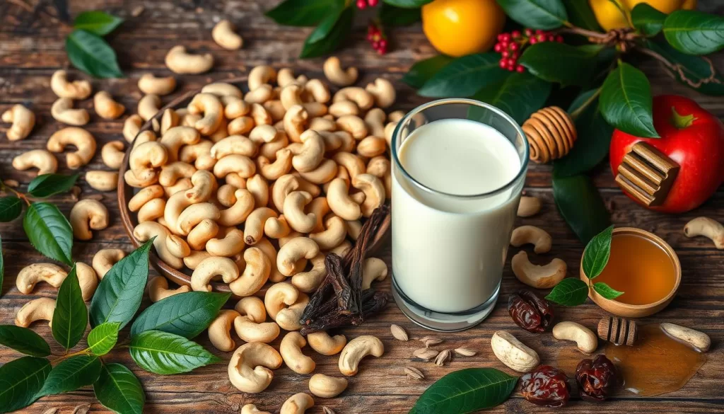 Cashew milk nutrition