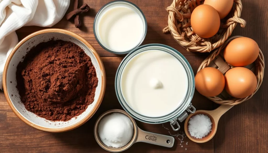 Chocolate Ice Cream Ingredients