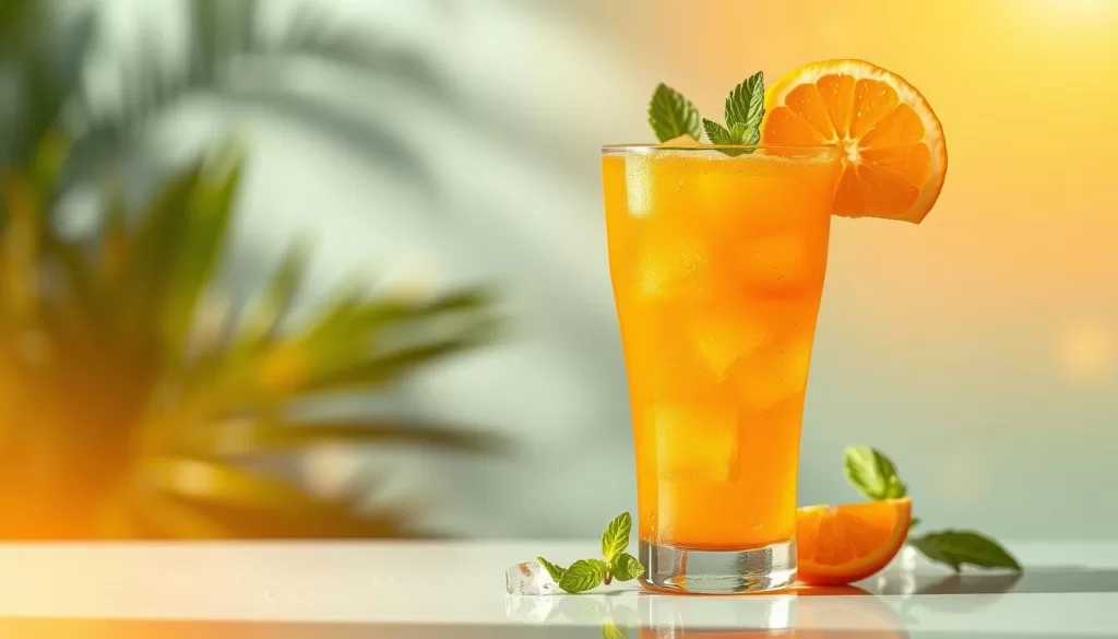 Cóctel sin alcohol Orange-Tech