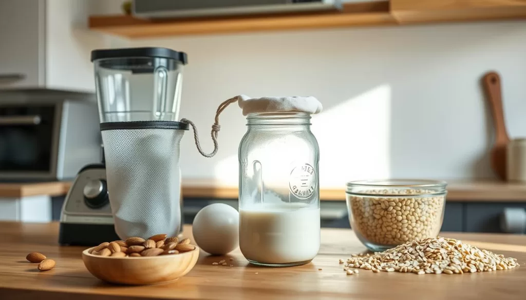 Equipamiento para hacer leche vegetal