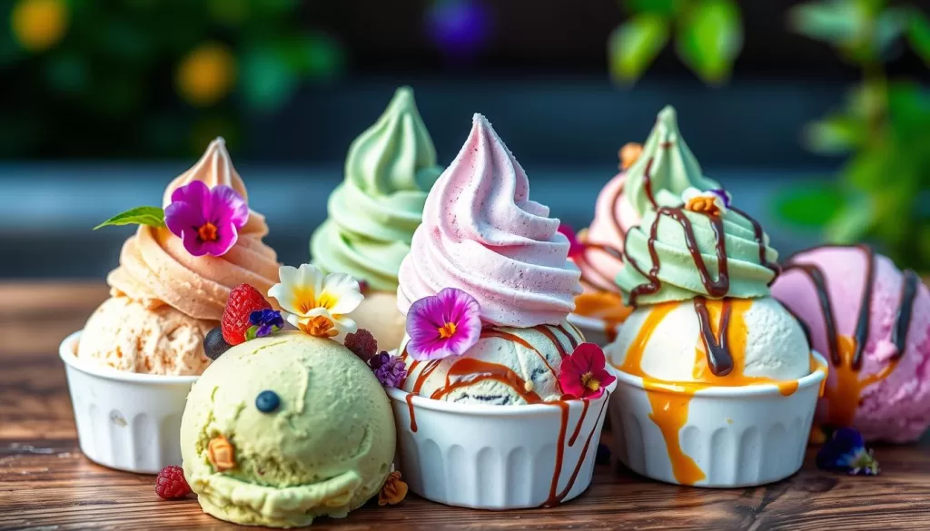 Helados de sabores gourmet