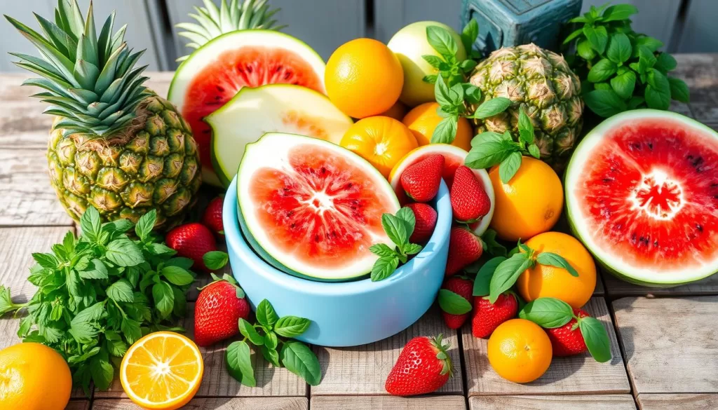 Ingredientes para infusiones de frutas