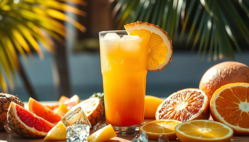 Pineapple and Orange Mocktail