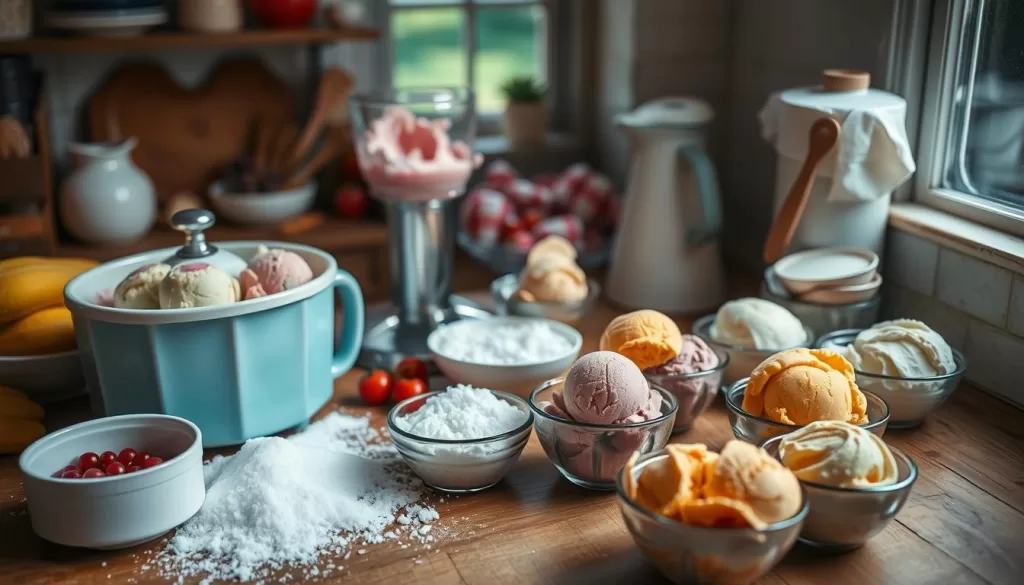 Preparación de helados artesanales caseros