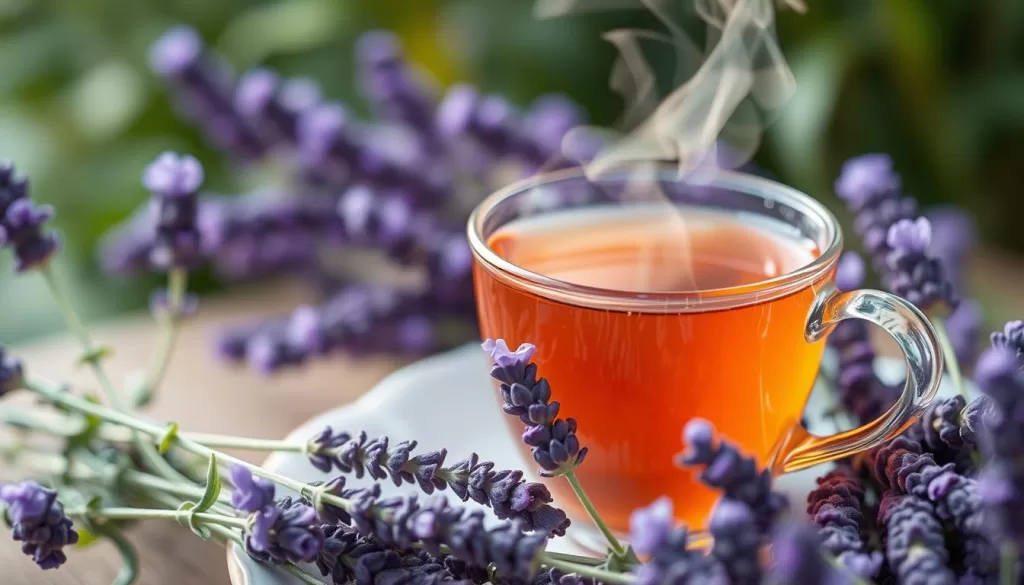 Propiedades digestivas del té de lavanda