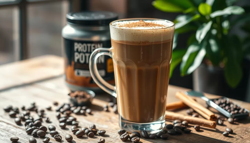 Protein-Packed Cinnamon Coffee Energizer