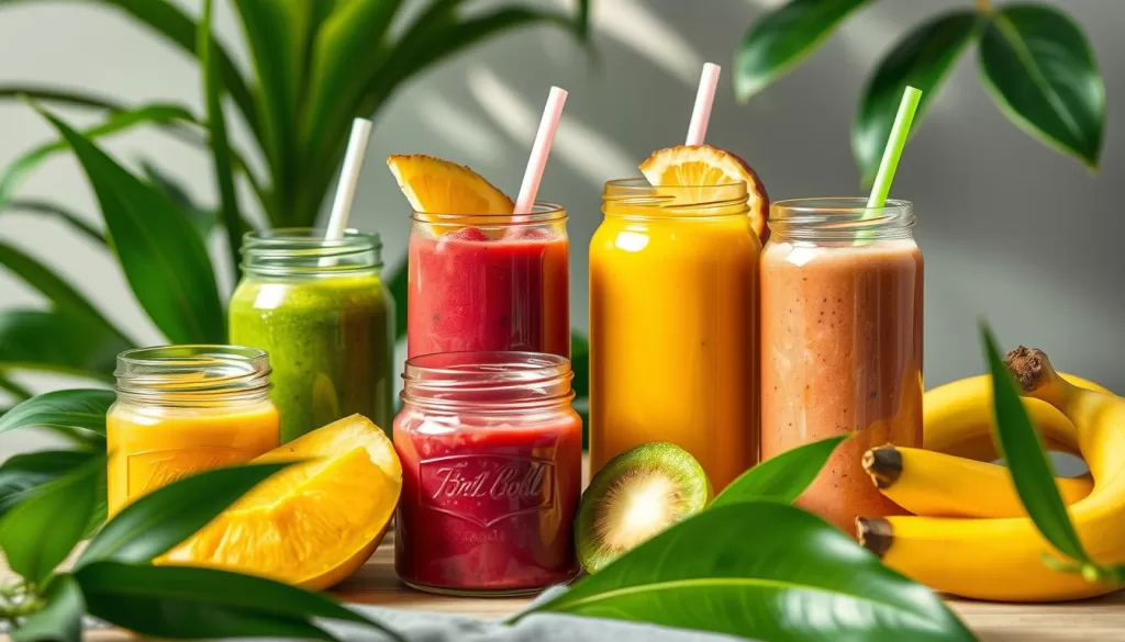 Smoothies Relajantes con Frutas Tropicales