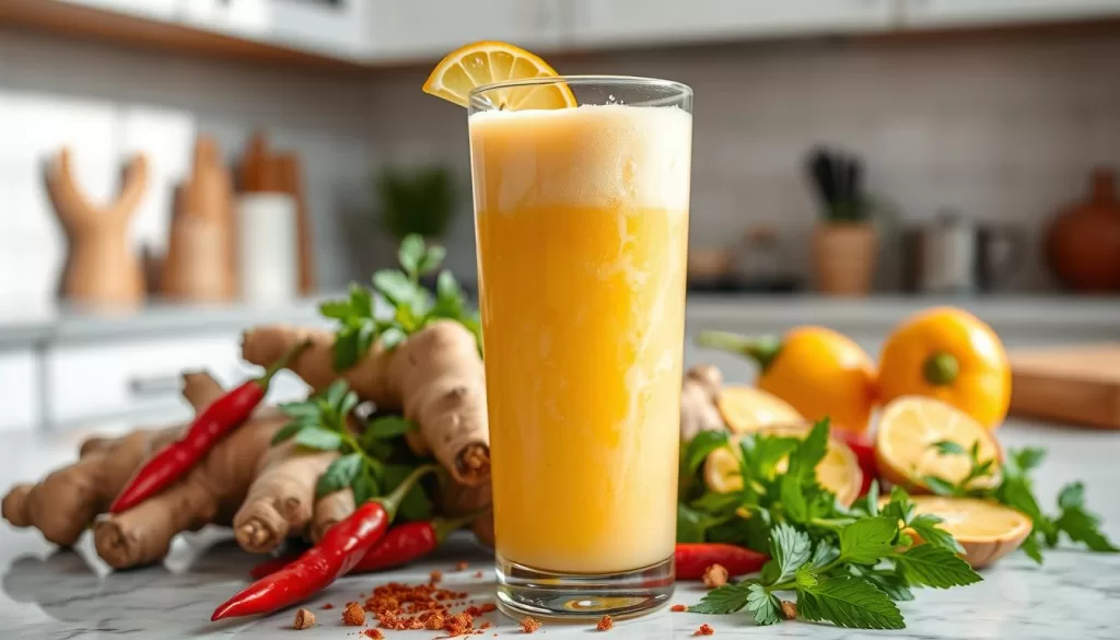 Spicy Ginger and Cayenne Shake