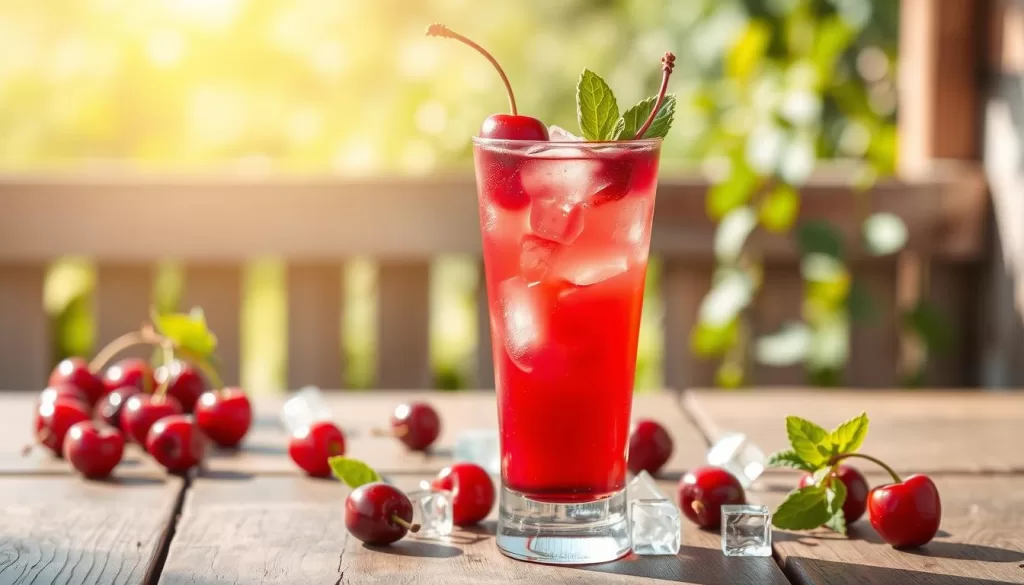 Tart Cherry Juice Mocktail