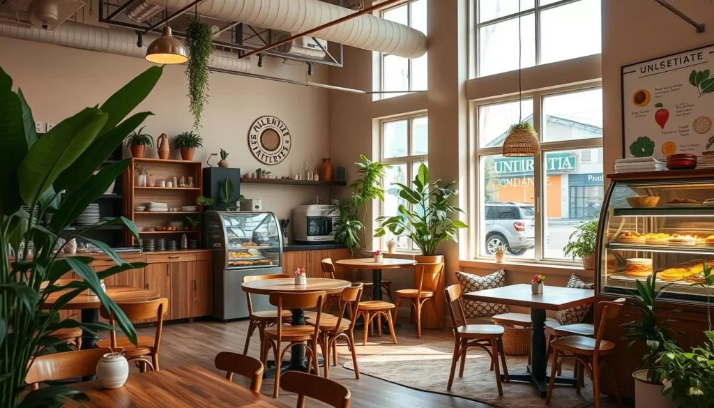 Vegan Bakery Interior Design