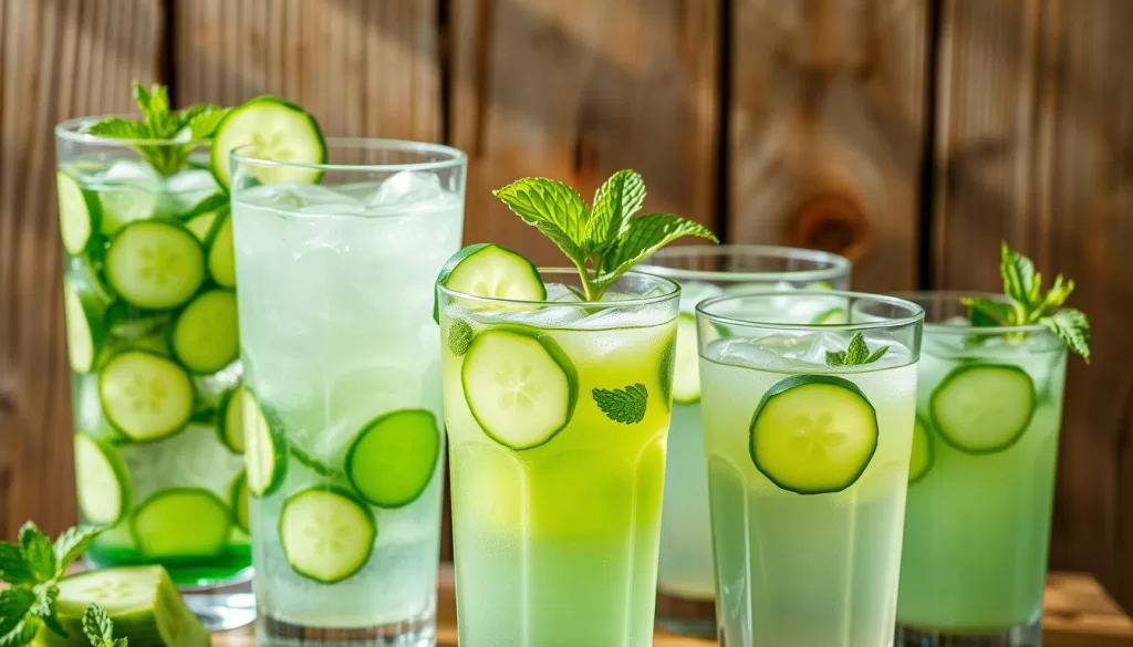 bebidas con pepino