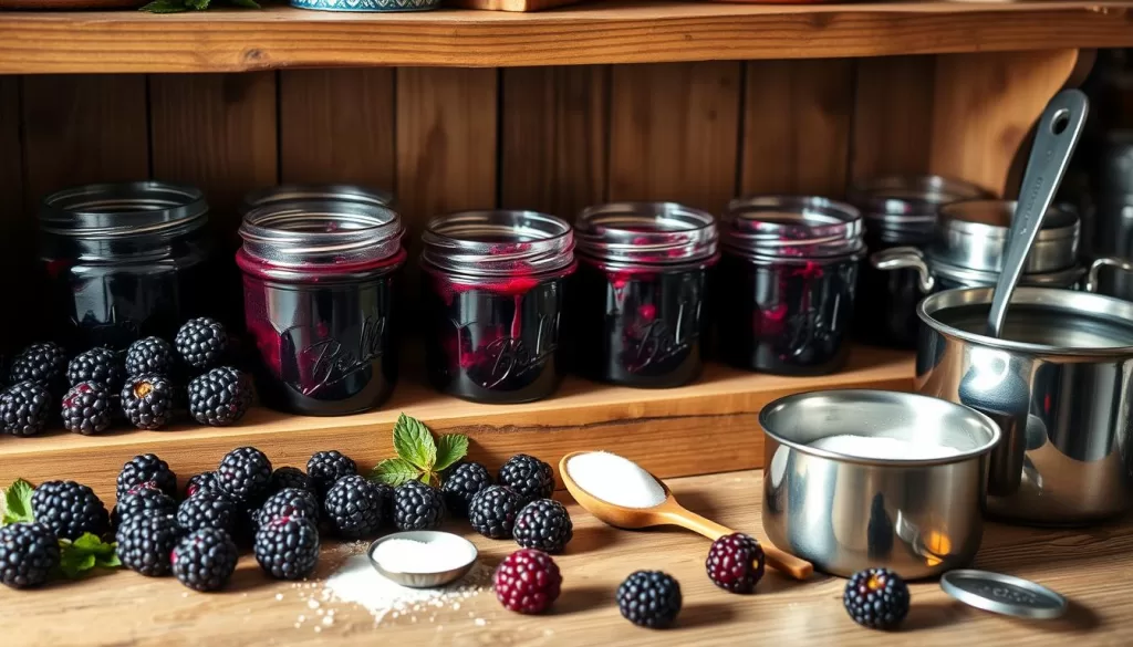 best blackberry jam storage