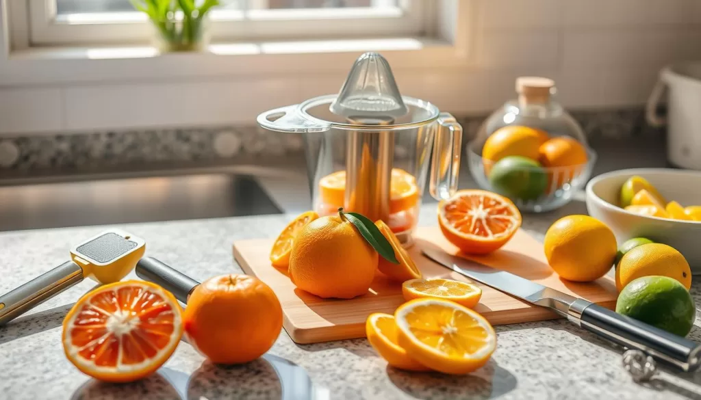 citrus preparation tools