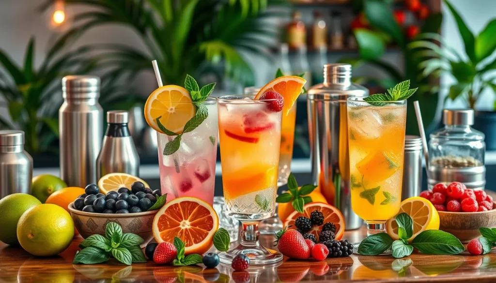 cómo hacer mocktails