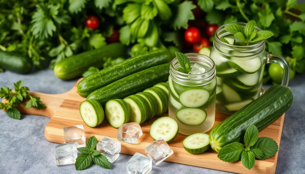 conservar el pepino para bebidas