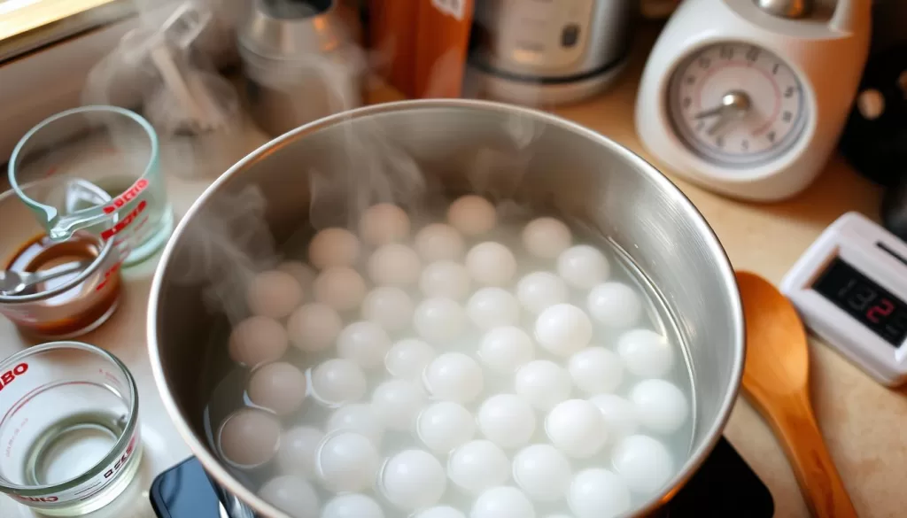 cooking tapioca pearls for bubble tea