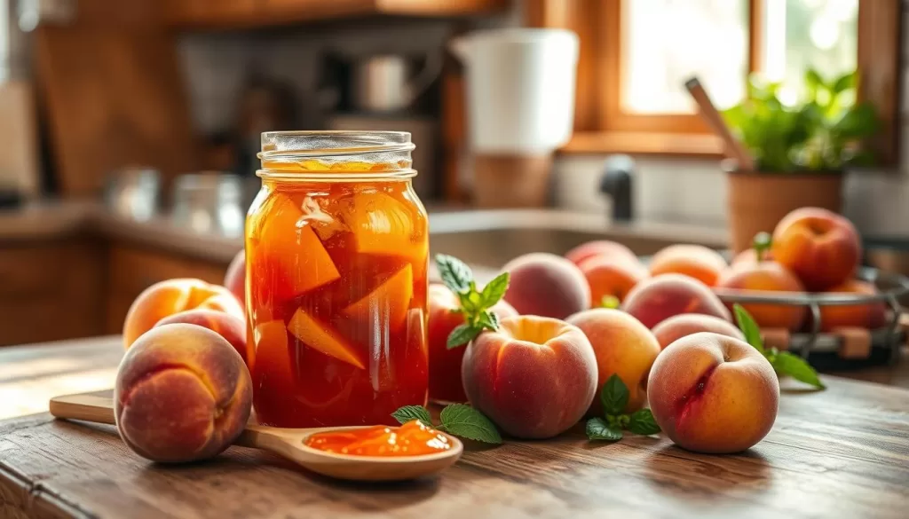 easy peach jam