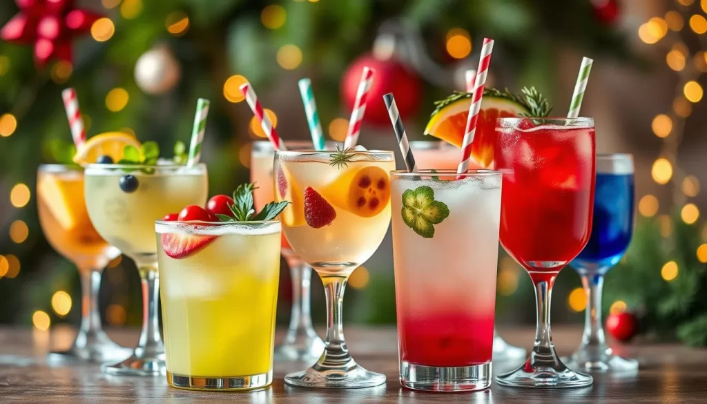 festive mocktails