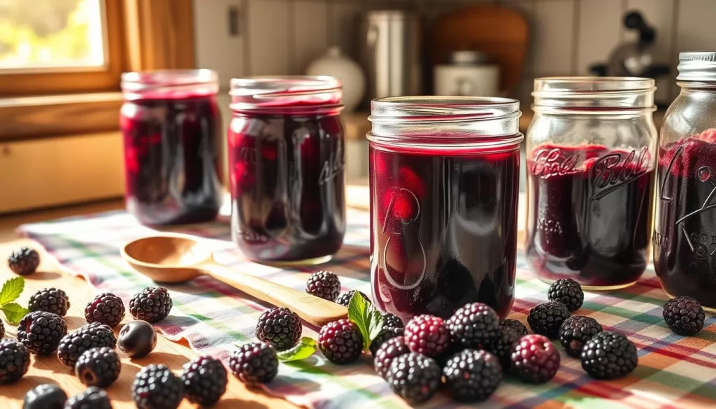 homemade blackberry jam