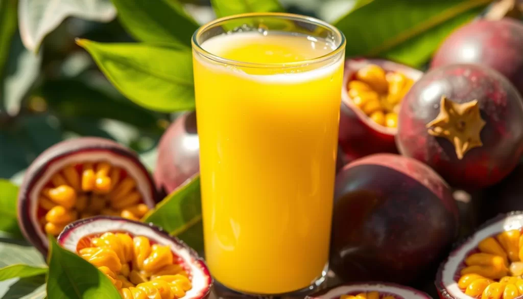 jugo de maracuyá natural