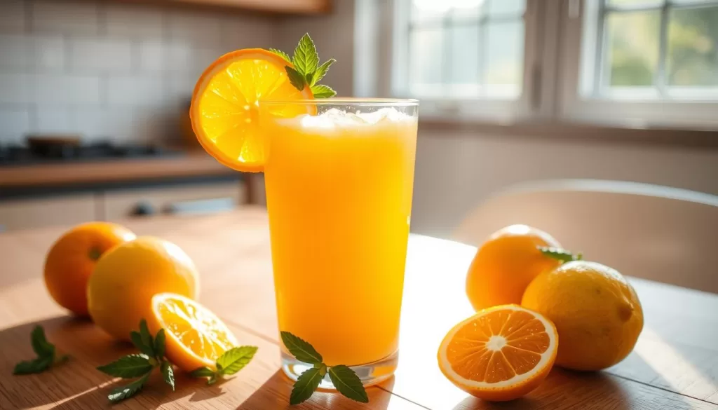 jugo de naranja y limón