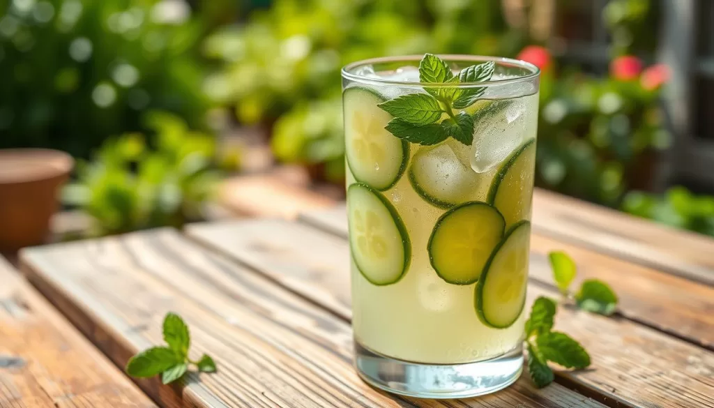 limonada de pepino