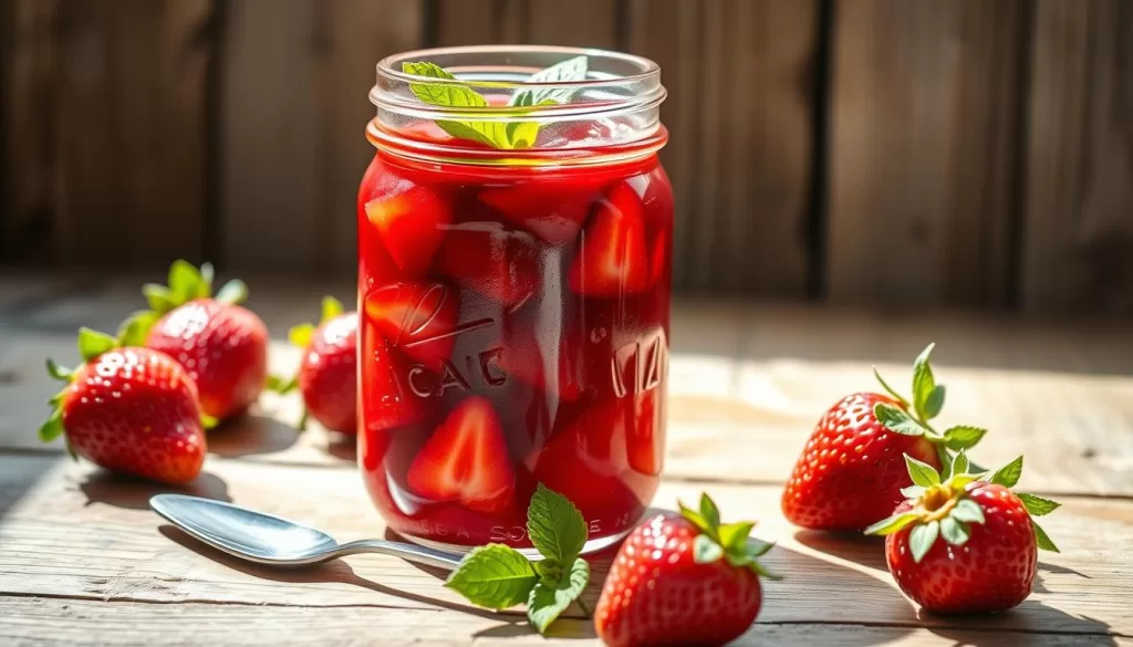 low sugar strawberry jam