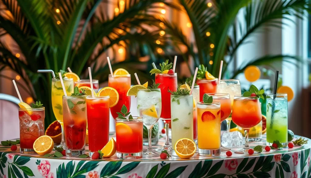 mocktails y bebidas vírgenes