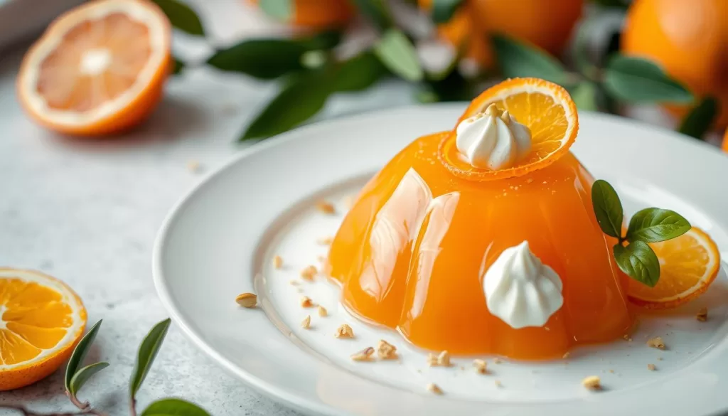 postre de naranja