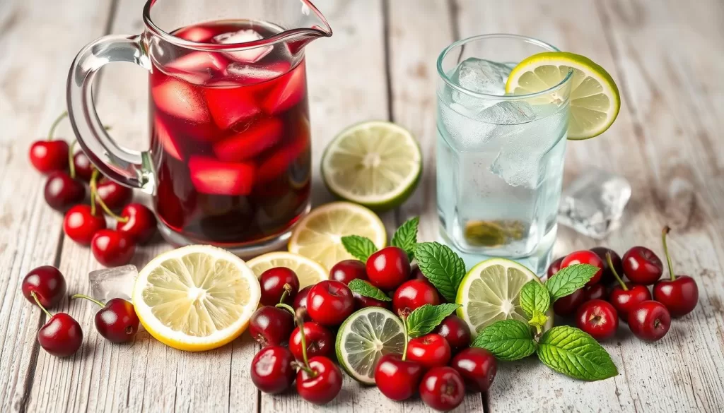 tart cherry mocktail ingredients