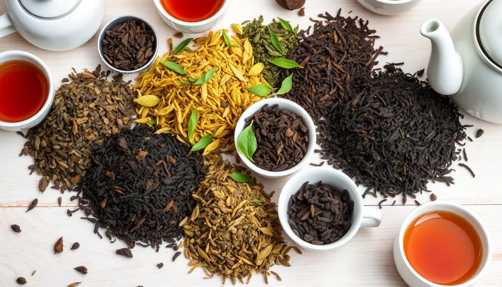 variedades de té negro