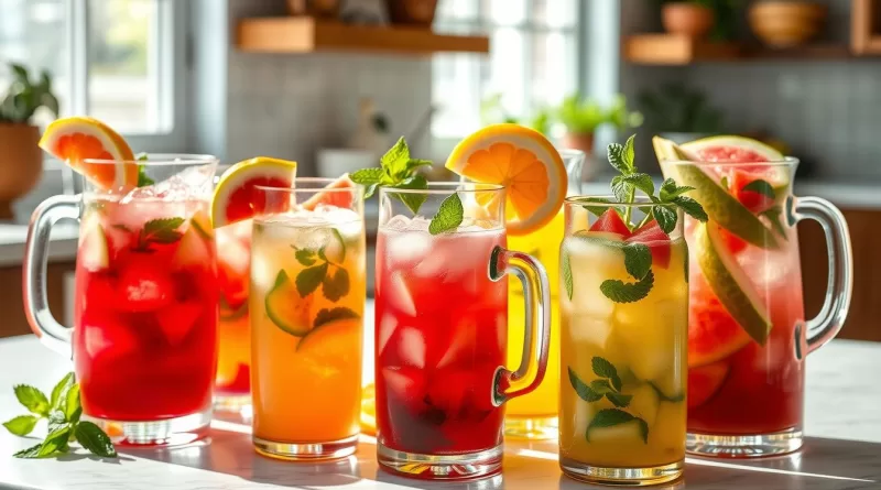 10 Aguas Frescas en Casa