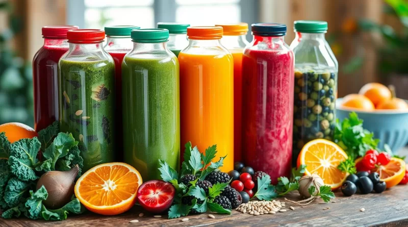 10 juice recipes with fiber