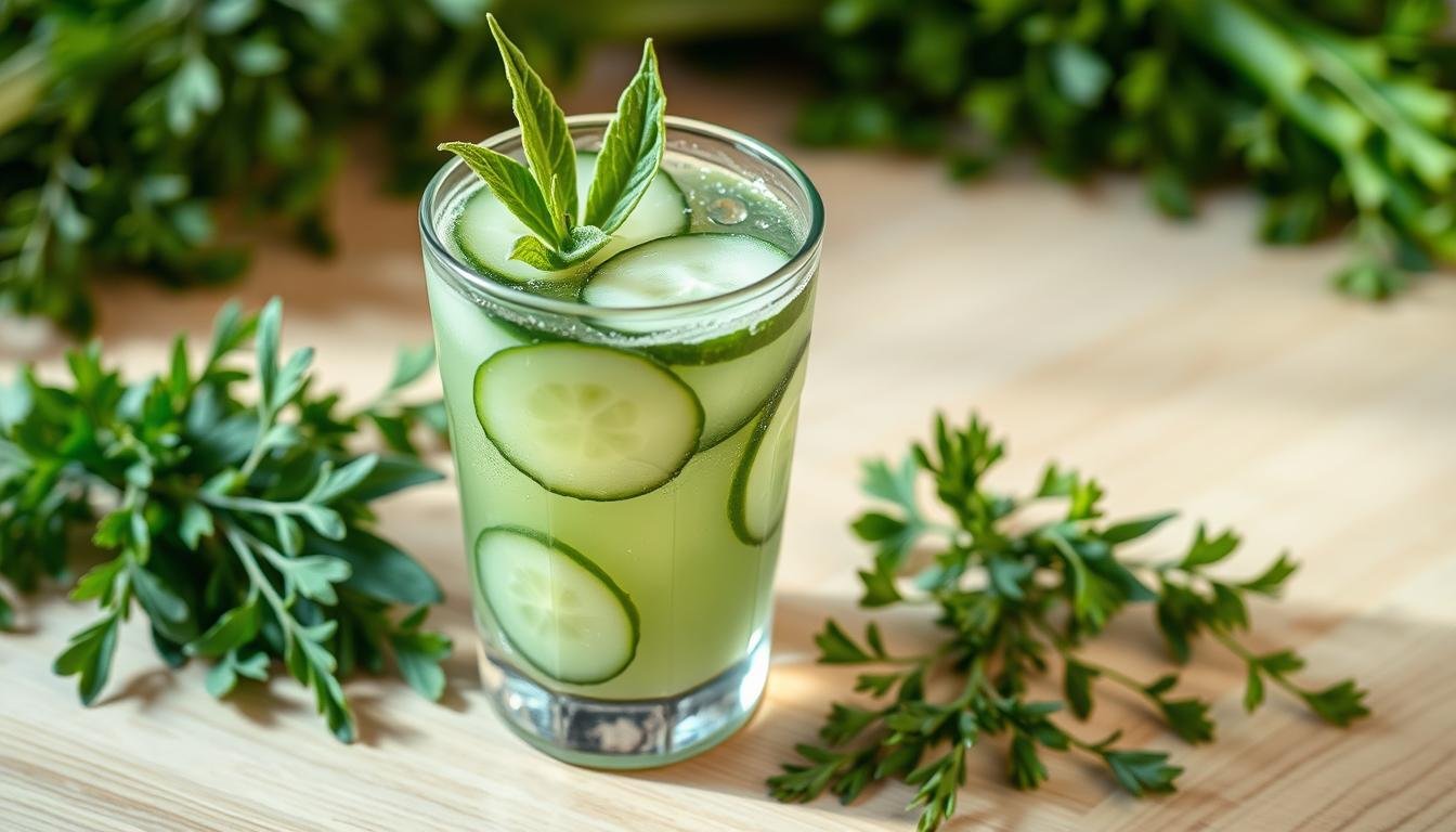 Jugo de Pepino y Aloe Vera