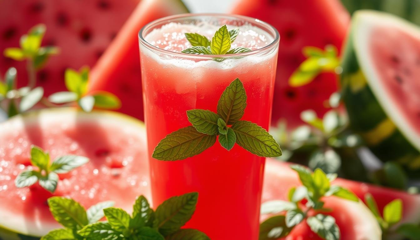 Jugo de Sandía y Menta