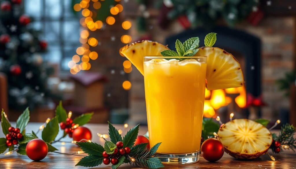 Prepara un delicioso Jugo de Piña en Navidad