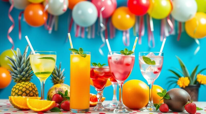 cócteles de frutas fáciles y económicos