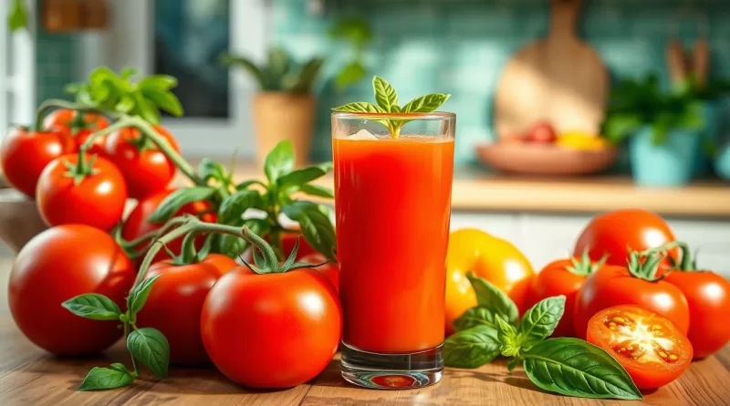 5 Beneficios del Jugo de Tomate