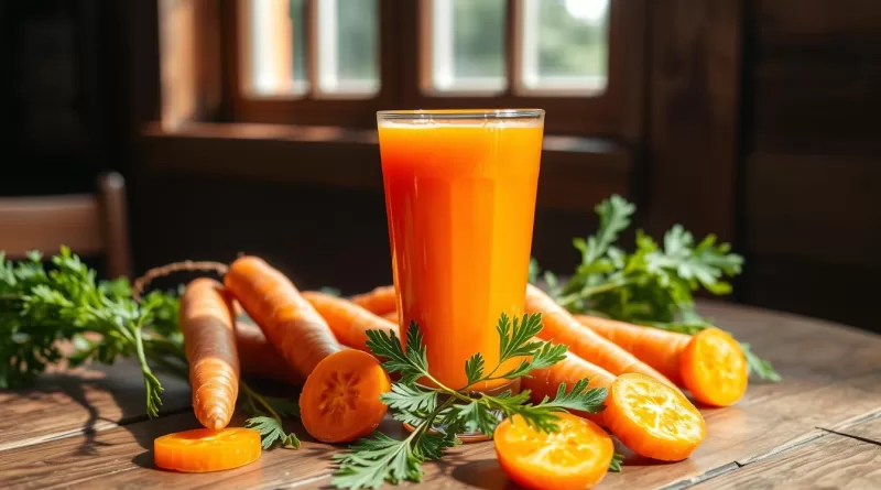 5 Beneficios del Jugo de Zanahoria