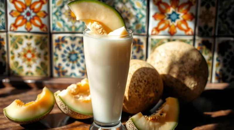 Agua de Horchata con Melon