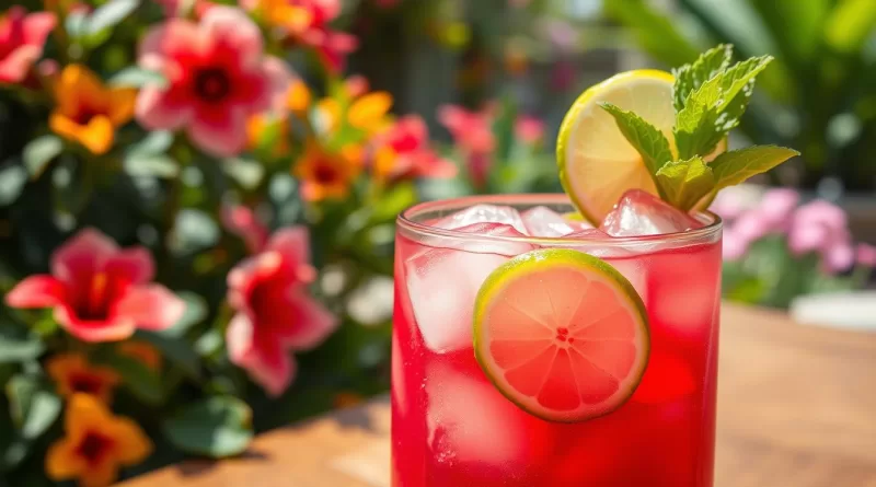 Agua de Jamaica Receta