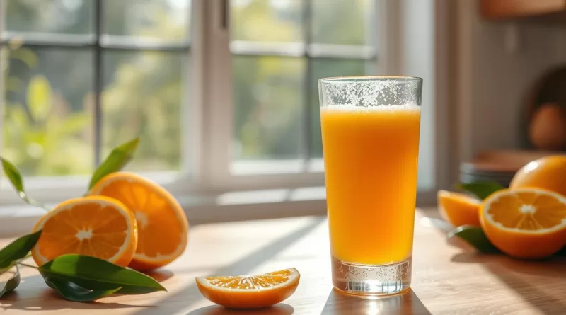 Jugo de Naranja en Ayunas