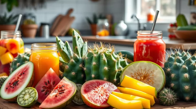 Jugos con Nopal
