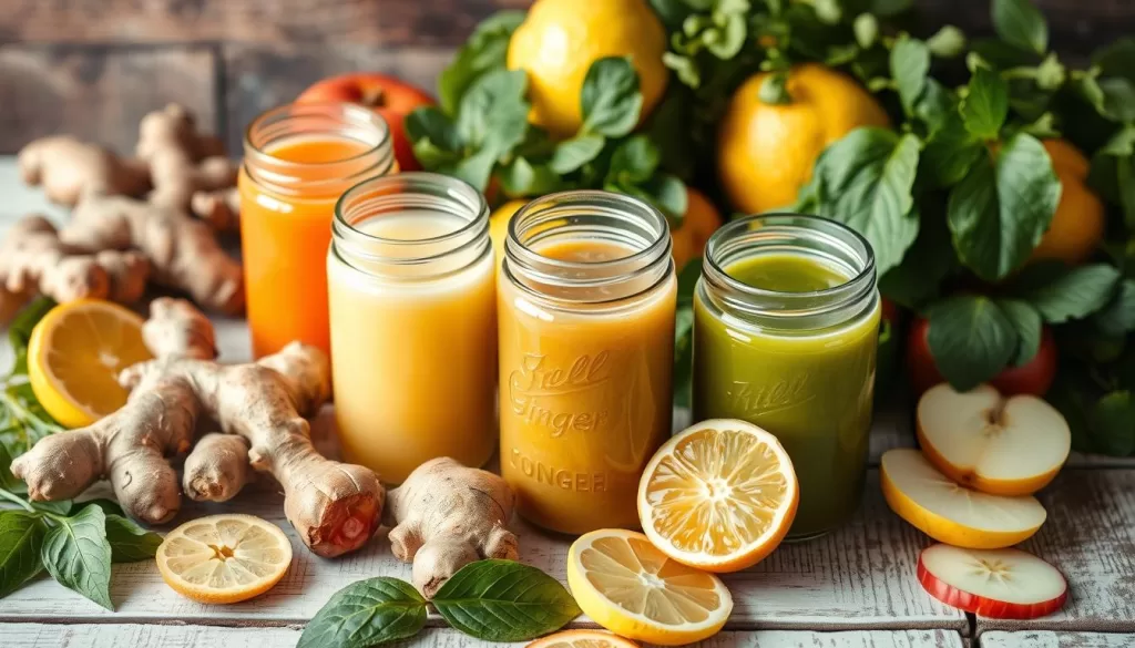 Jugos digestivos de jengibre
