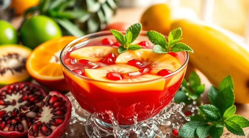 Ponche de Granada y Guayaba